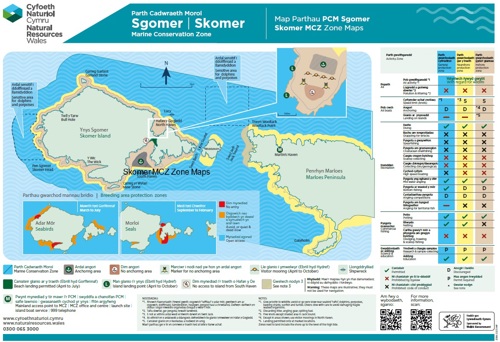 Skomer MCZ zone maps
