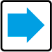 Blue arrow