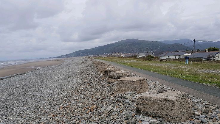 Fairbourne sea front Fairbourne sea front