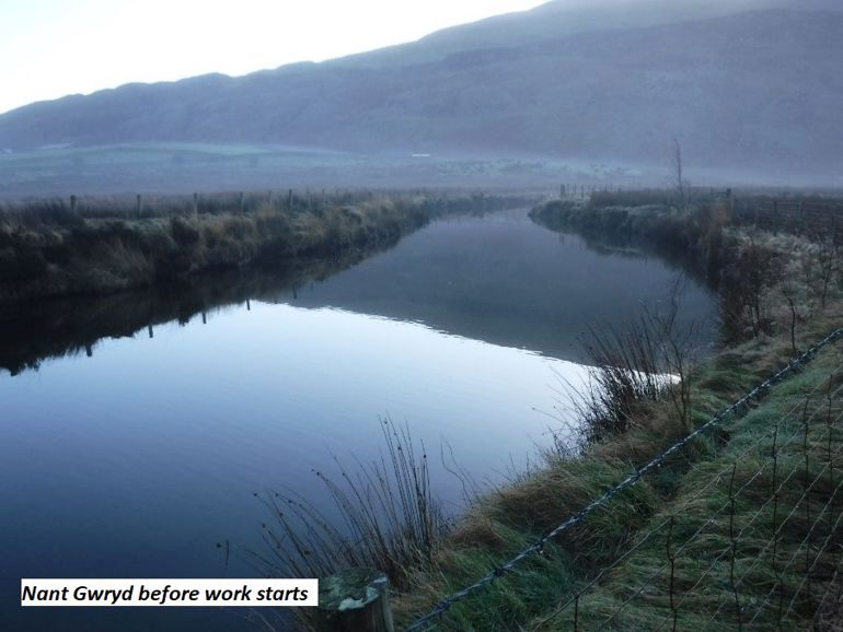 Nant Gwryd before work starts Nant Gwryd before work starts