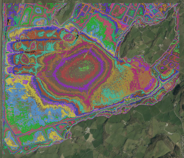 Cors Fochno LIDAR image Cors Fochno LIDAR image