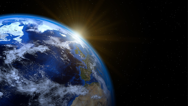 A picture of earth from space A picture of earth from space
