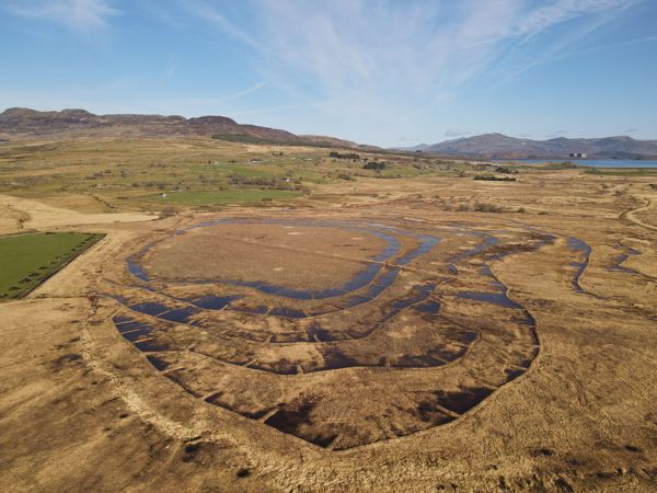 Cors Goch Trawsfynydd bunding work - credit Dinsdale Moorland Specialist Ltd Cors Goch Trawsfynydd bunding work - credit Dinsdale Moorland Specialist Ltd