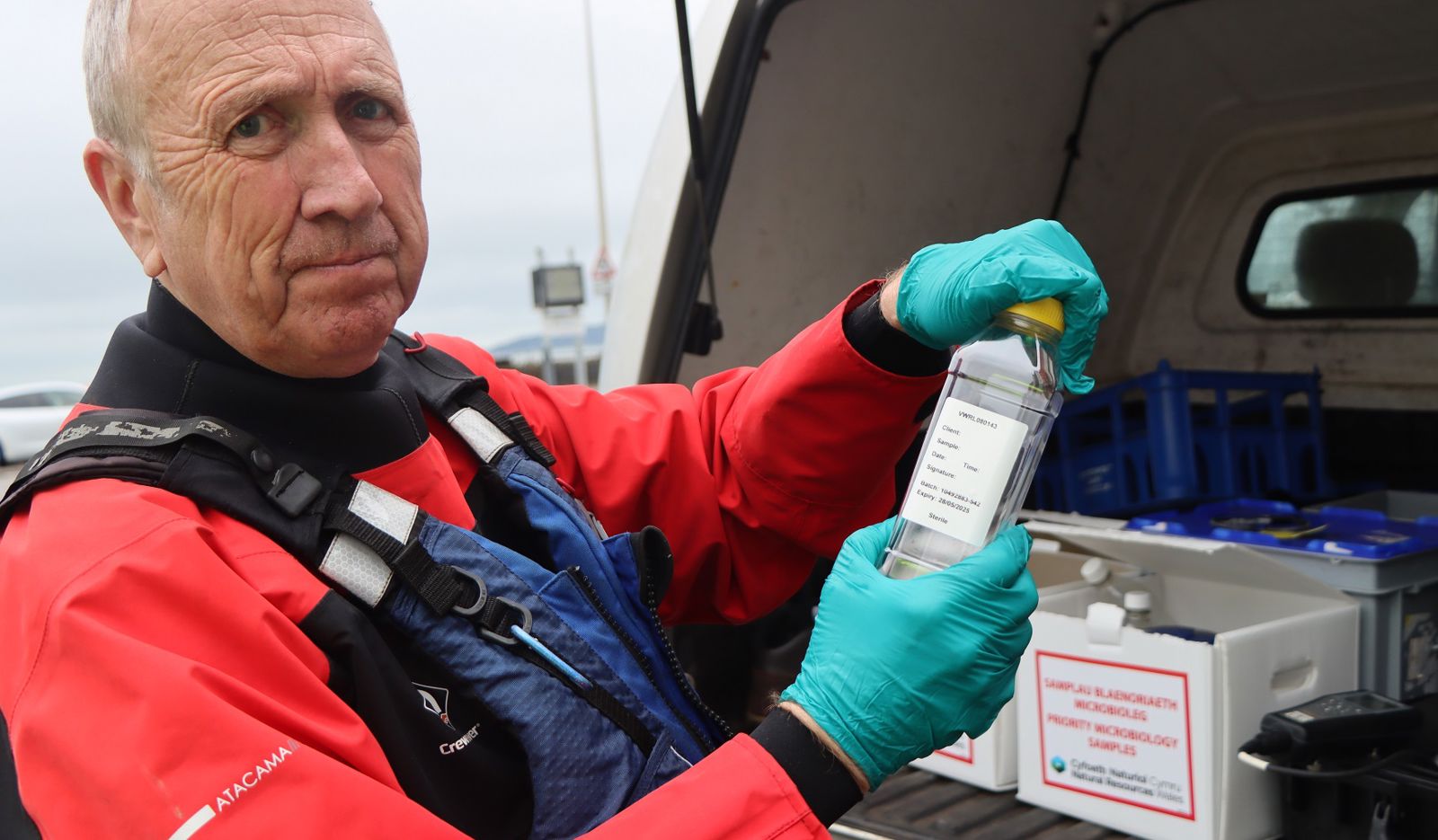 Natural Resources Wales / Bathing water samplers set for a busy season ...