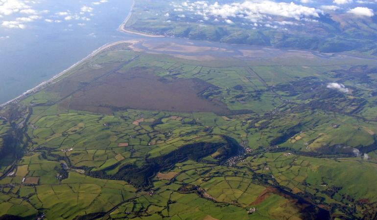 Dyfi, aerial view Dyfi, aerial view
