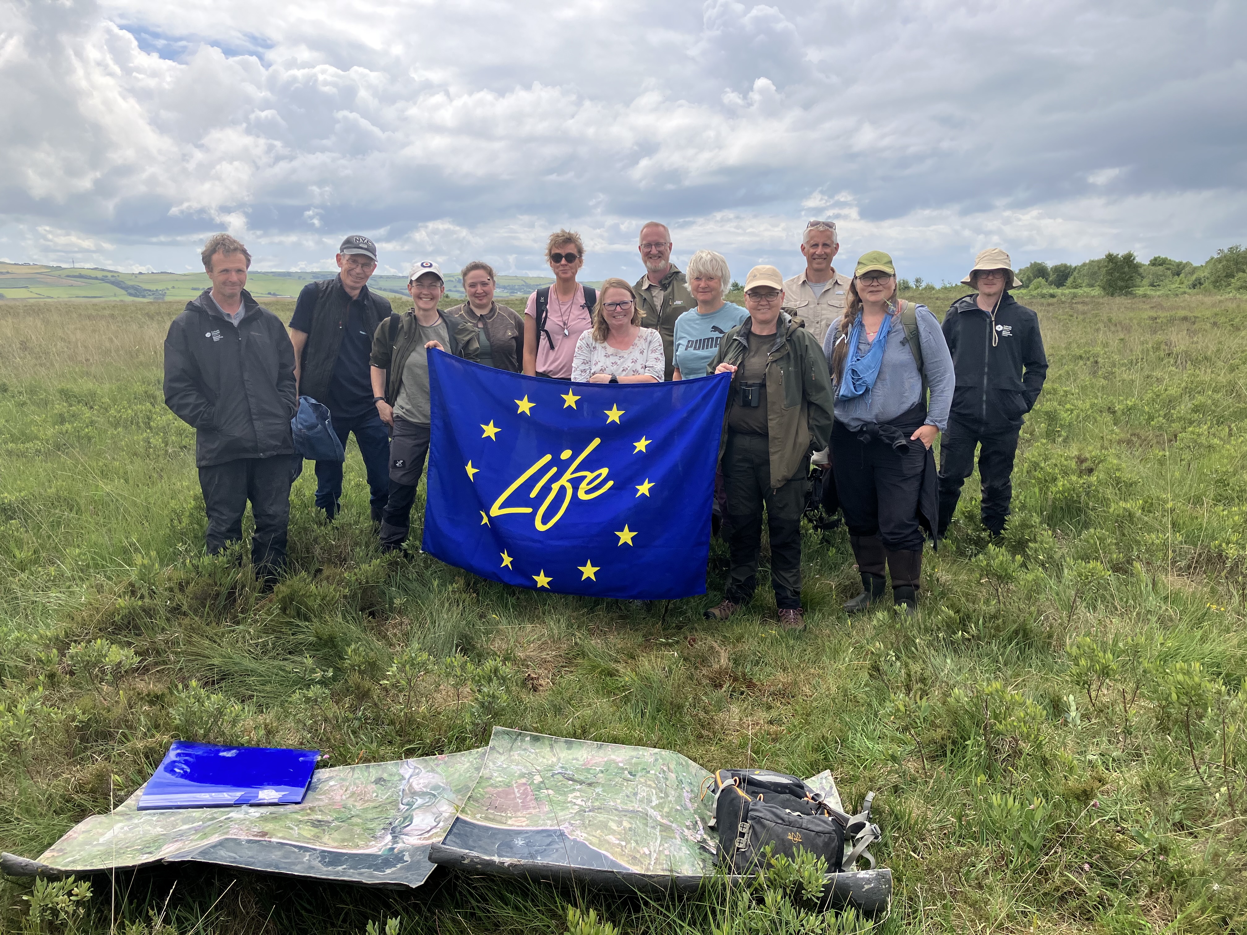 Delegates from the Danish LIFE Raised Bog project 