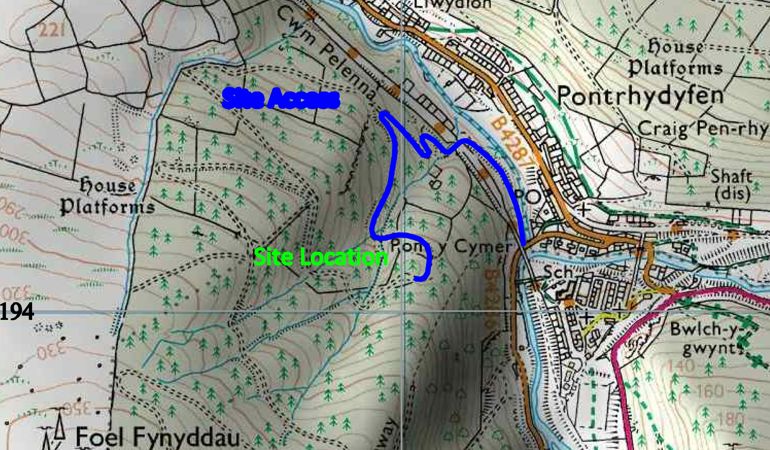 Map image of Pontrhydyfen Map image of Pontrhydyfen
