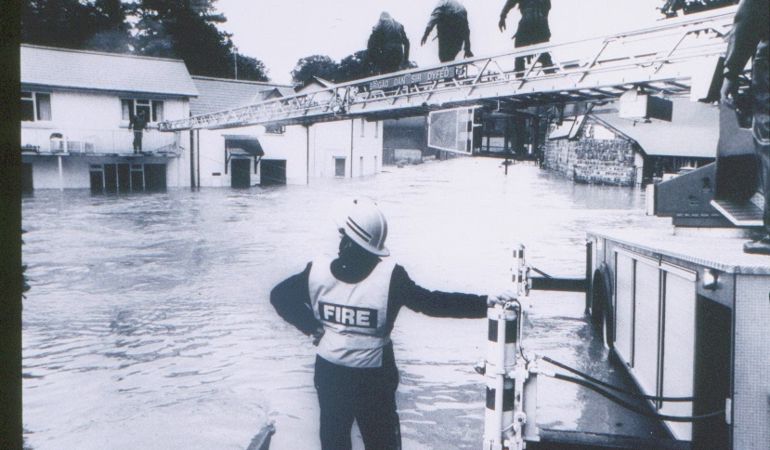 Historic picture of flooding Historic picture of flooding