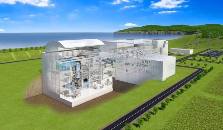 Image of the new nuclear power station design from Hitachi-GE Image of the new nuclear power station design from Hitachi-GE