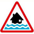 flood warning symbol
