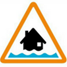 Flood alert symbol