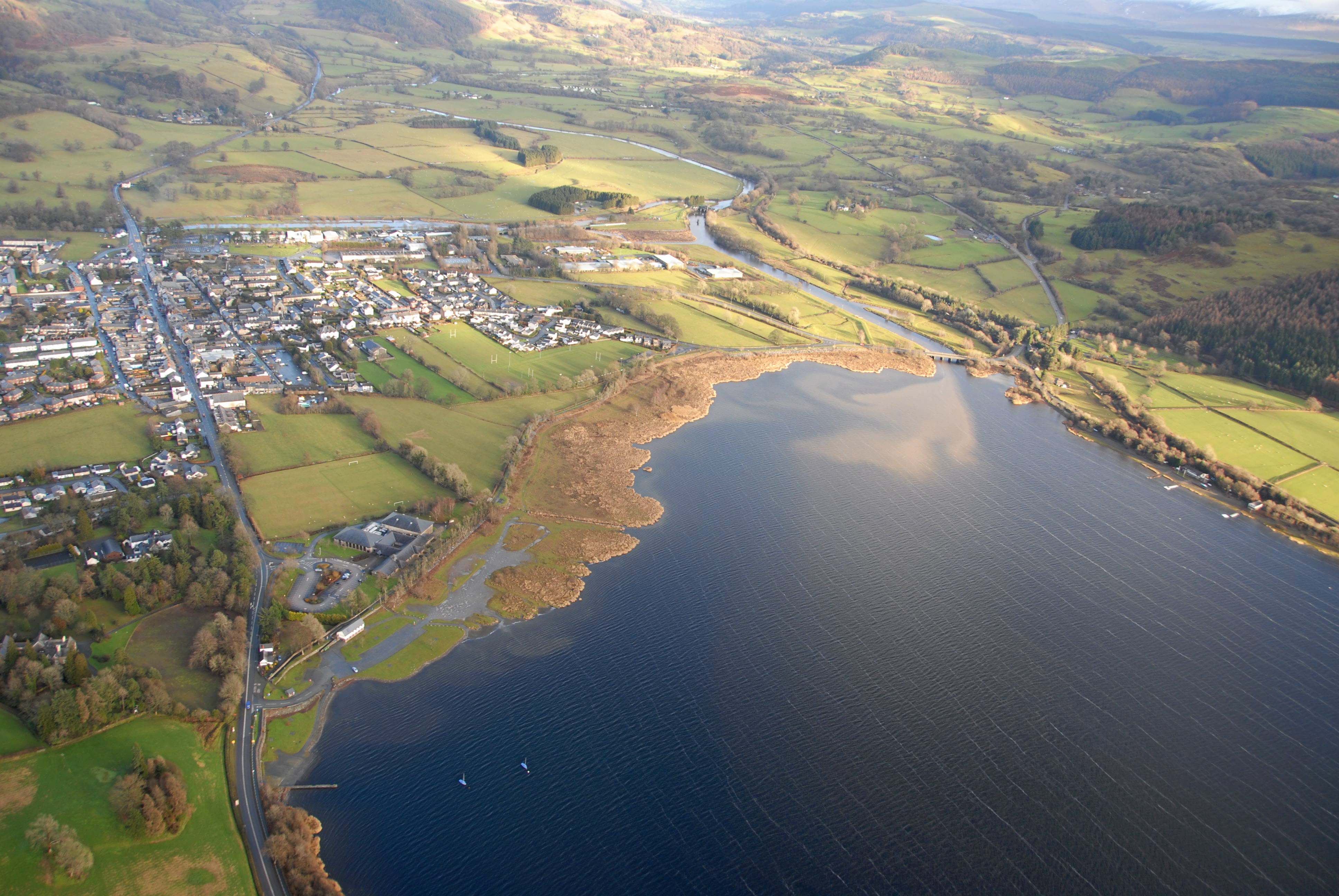 Llyn Tegid from above