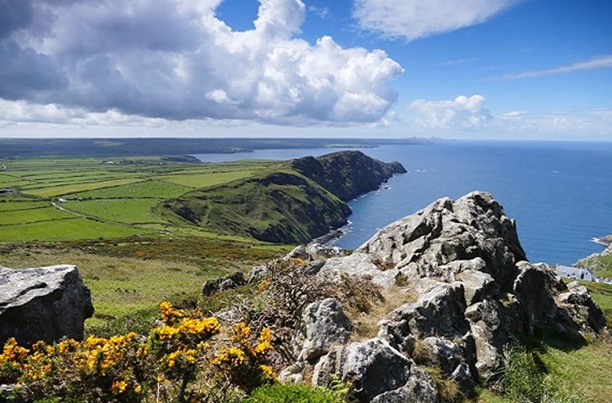 View of Pwll Deri from Garn Farm, Pembrokeshire - photographed by Ian Medcalf