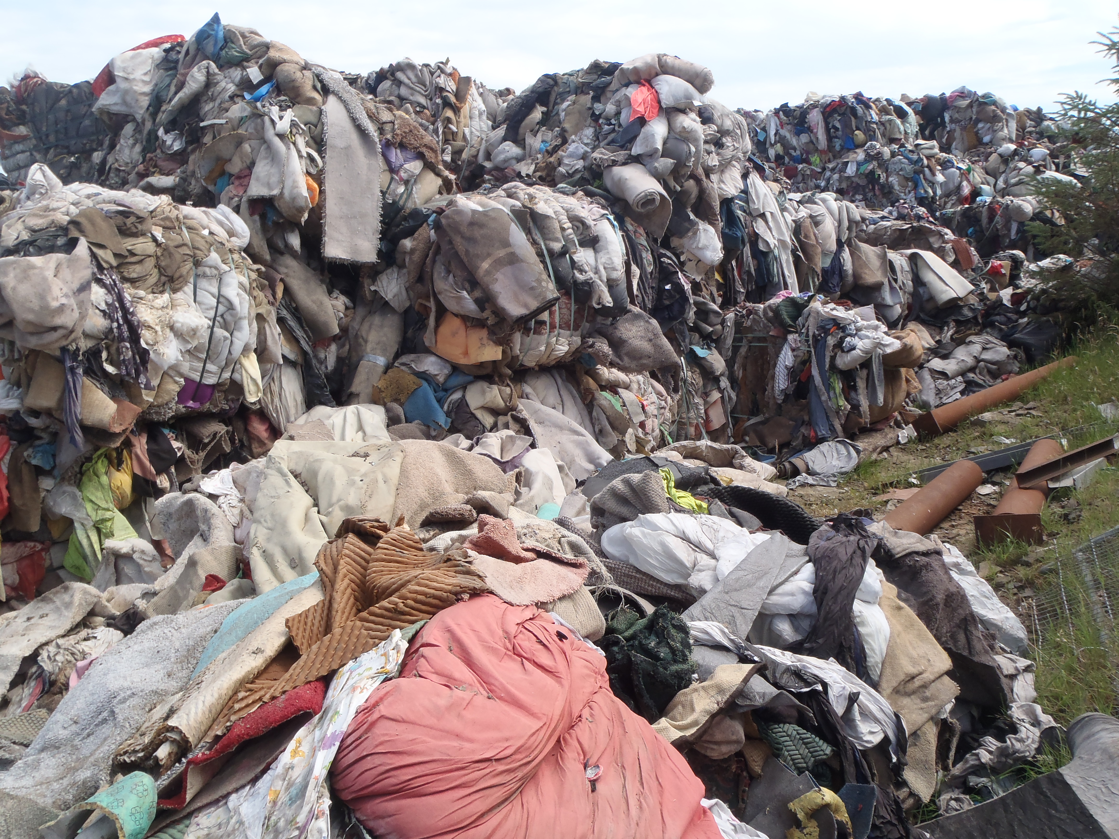 waste dumped on farm land illegally