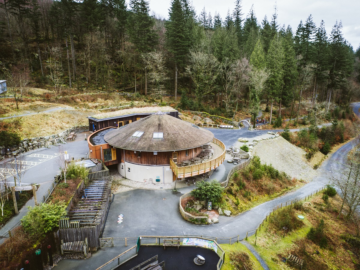 Natural Resources Wales Coed y Brenin Visitor Centre near Dolgellau