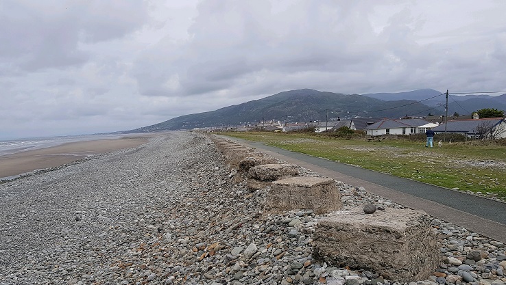 Fairbourne sea front