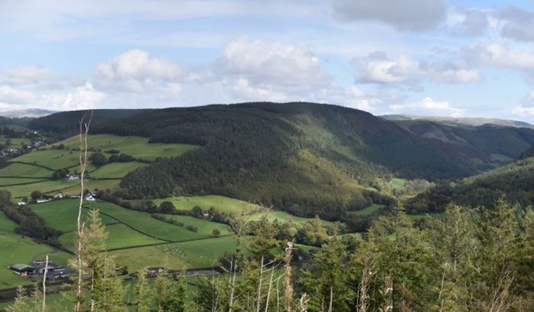 Landscape of the Ystwyth Valley
