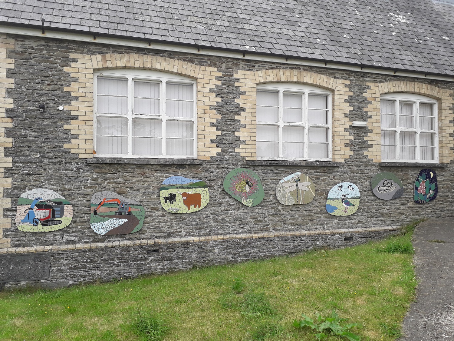 LIFE WRB Cors Caron bog art at Red Kite Heritage Centre Tregaron