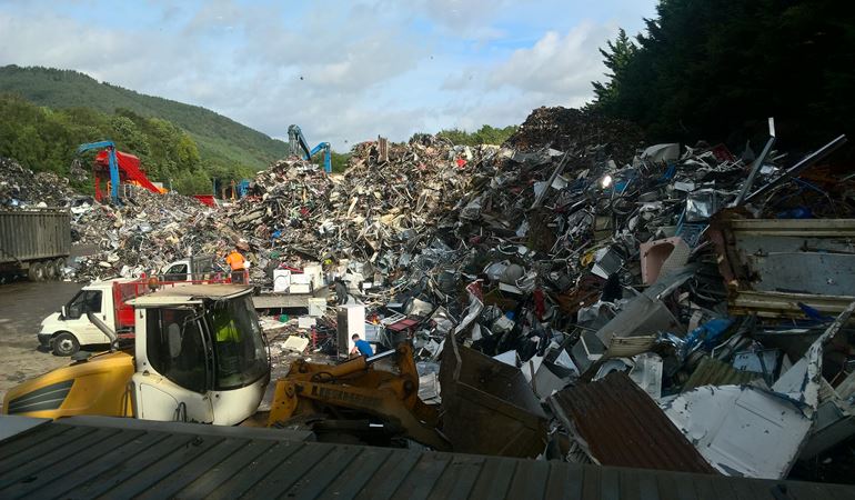 Image of recycling yard 