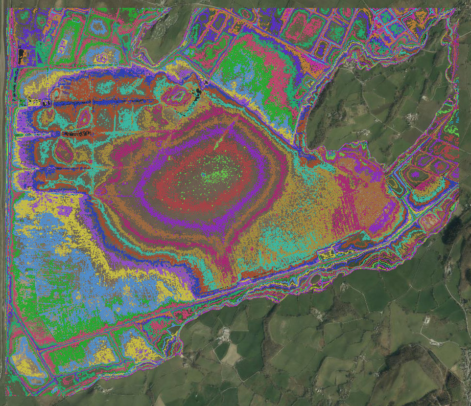 Cors Fochno LIDAR image