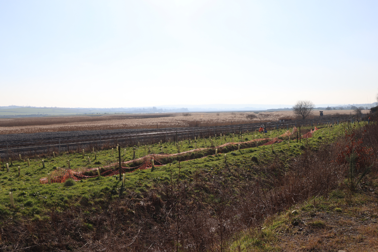 Llangennech train derailment site