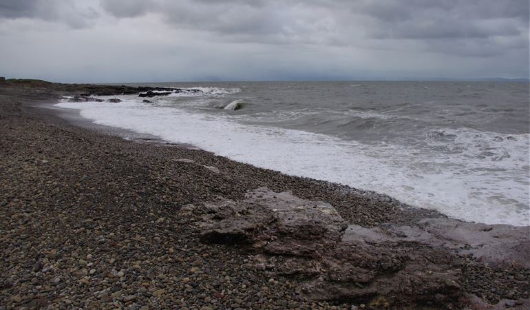Pebbly beach at Ogmore-by-Sea